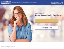 Tablet Screenshot of frontstreetfamilydentistry.com